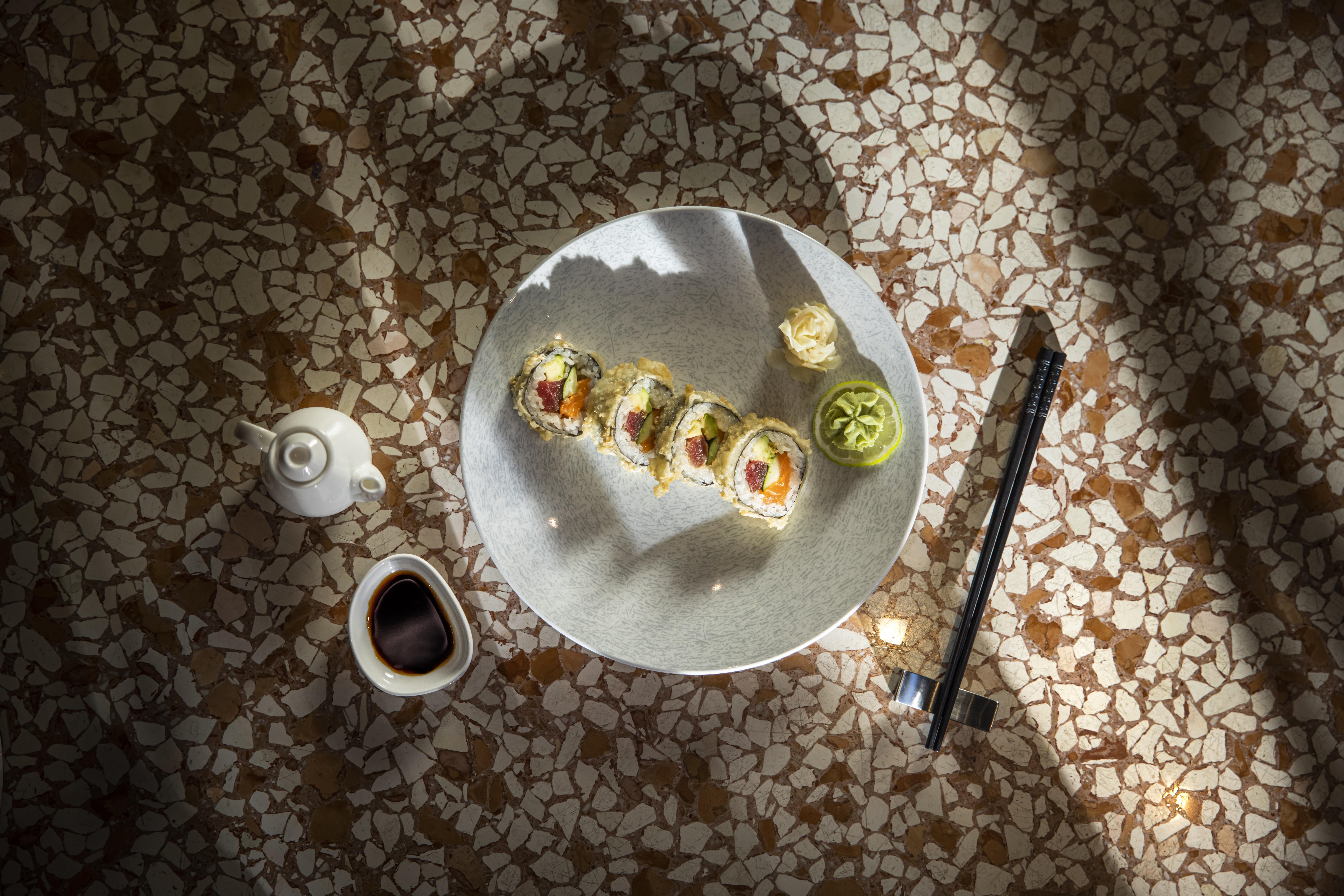 Lone Hotel By Maistra Collection Rovinj Bagian luar foto A rendering of a sushi scene